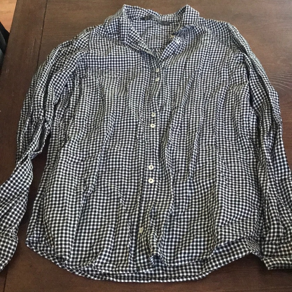 Zara checkered button down - Picture 3 of 3